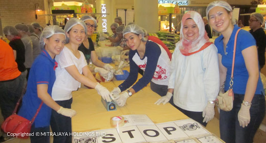 Mitrajaya CSR - KL Meal Packing