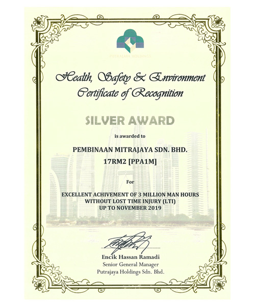HEALTH, SAFETY & ENVIRONMENT RECOGNITION